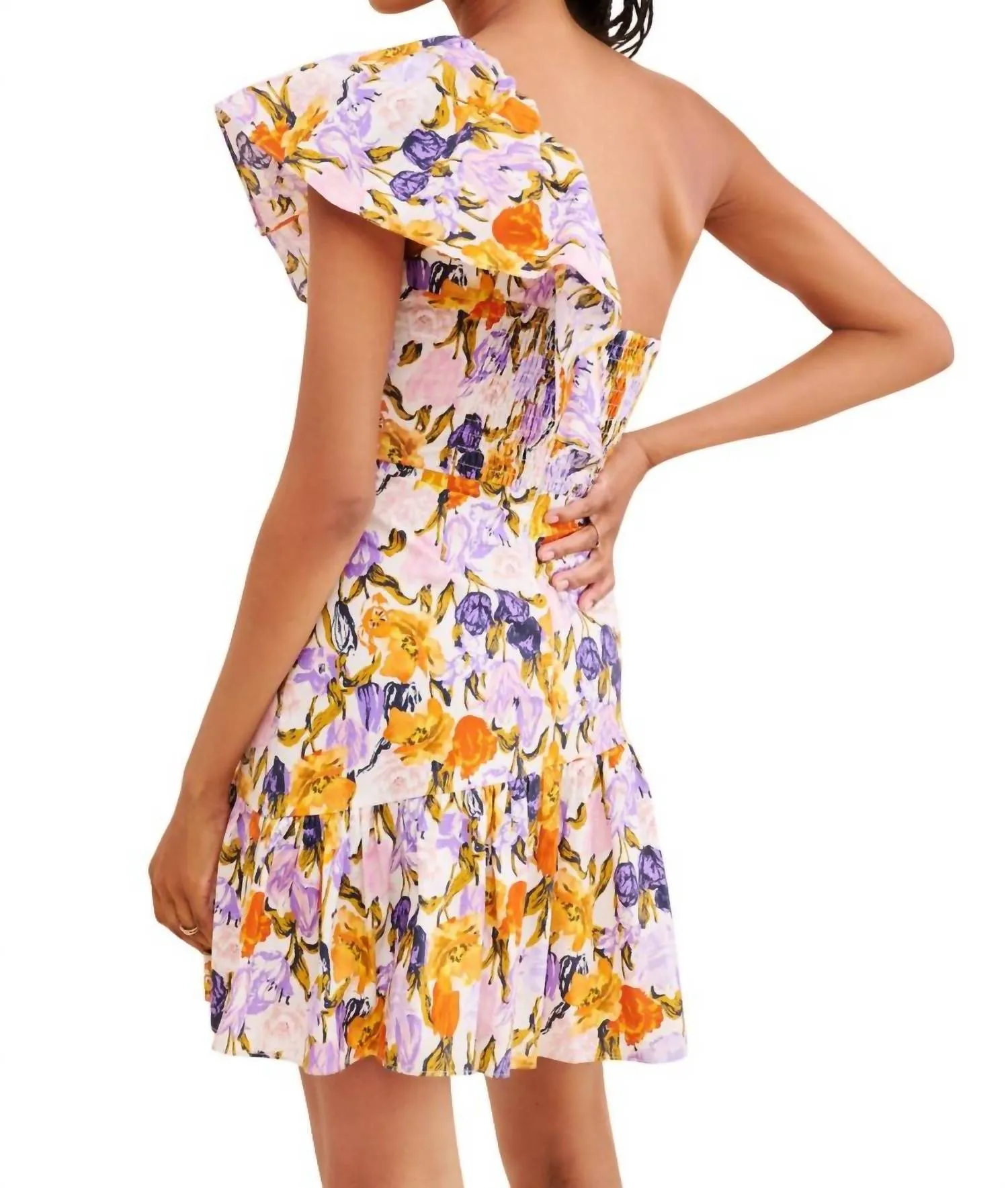 Adelyn Rae - Kylie One Shoulder Mini Dress