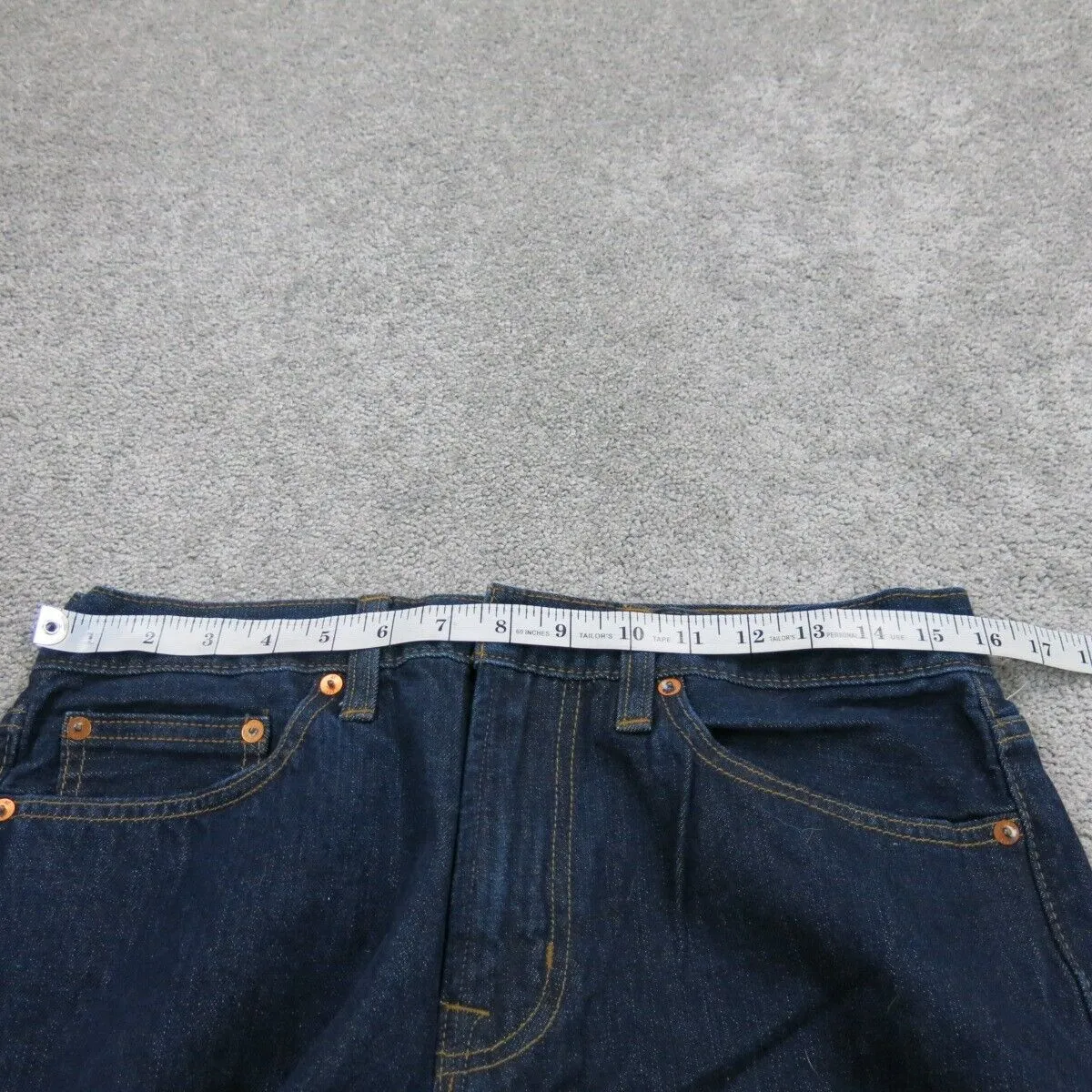 American Eagle Mens Straight Leg Jeans High Rise 100% Cotton Blue Size W31XL32