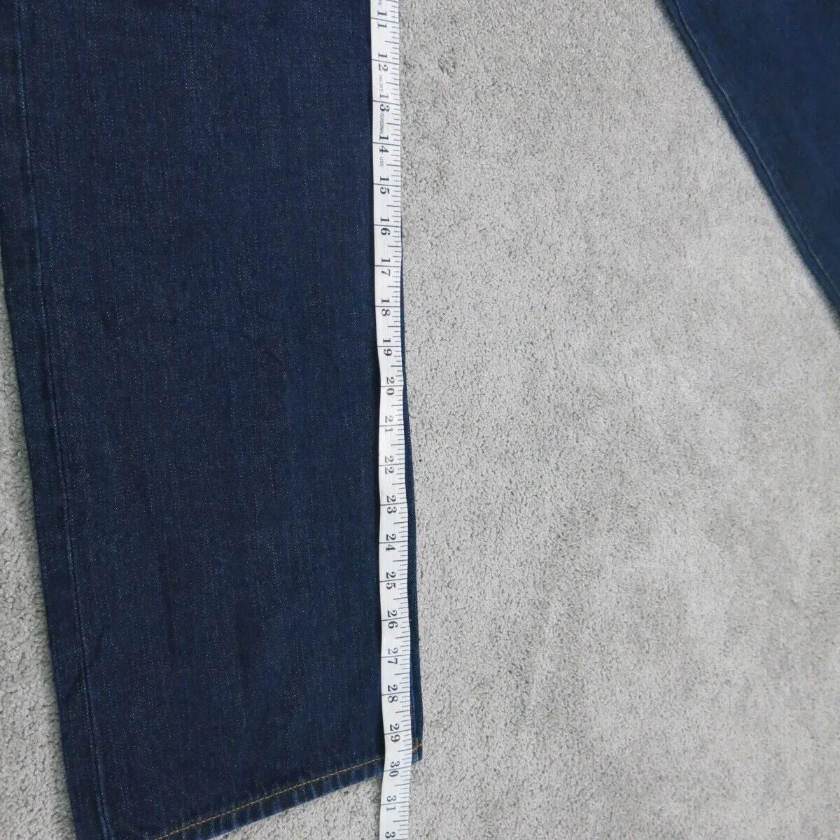 American Eagle Mens Straight Leg Jeans High Rise 100% Cotton Blue Size W31XL32