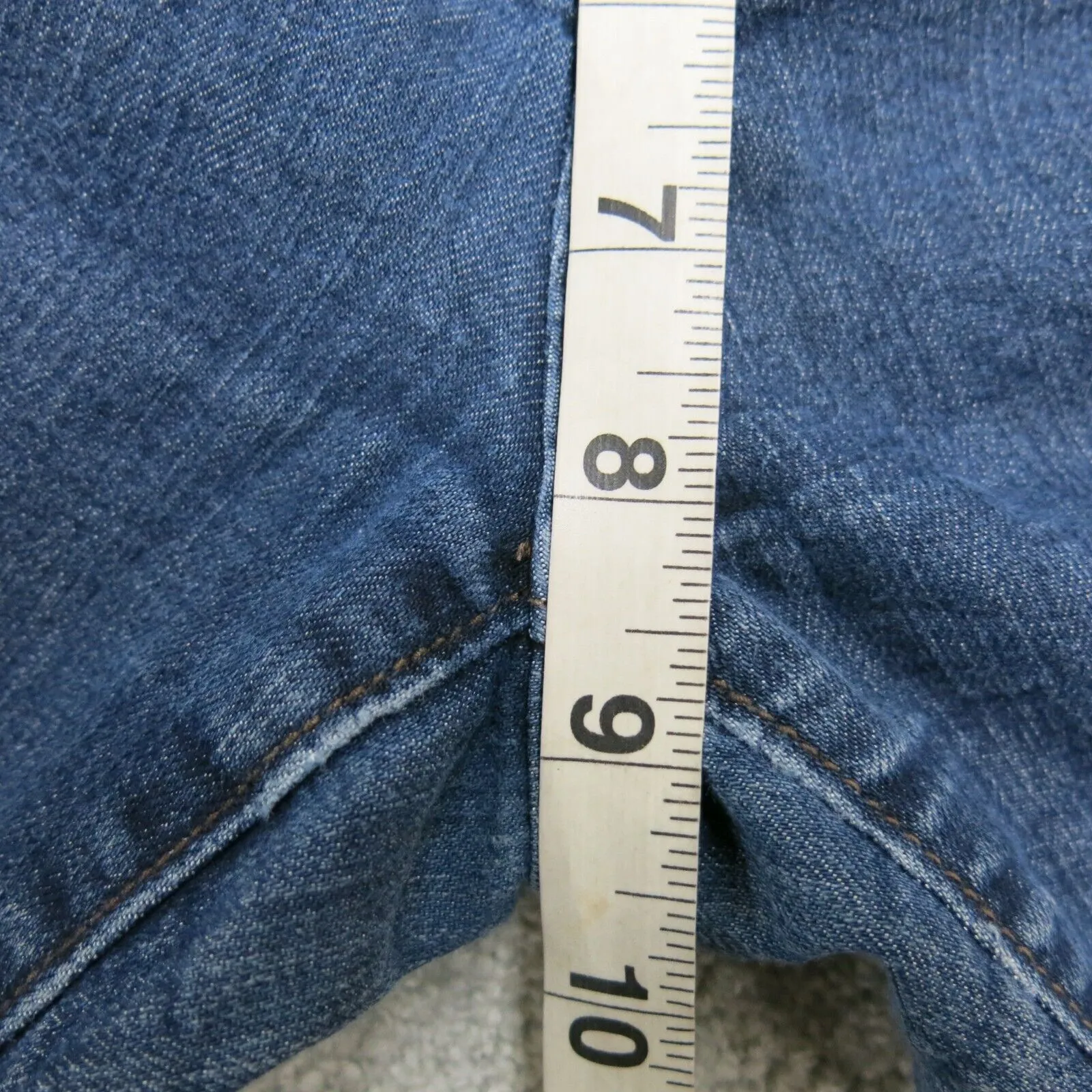 Ann Taylor Loft Womens Modern Straight Leg Jeans Denim Low Rise Blue Size 30/10P