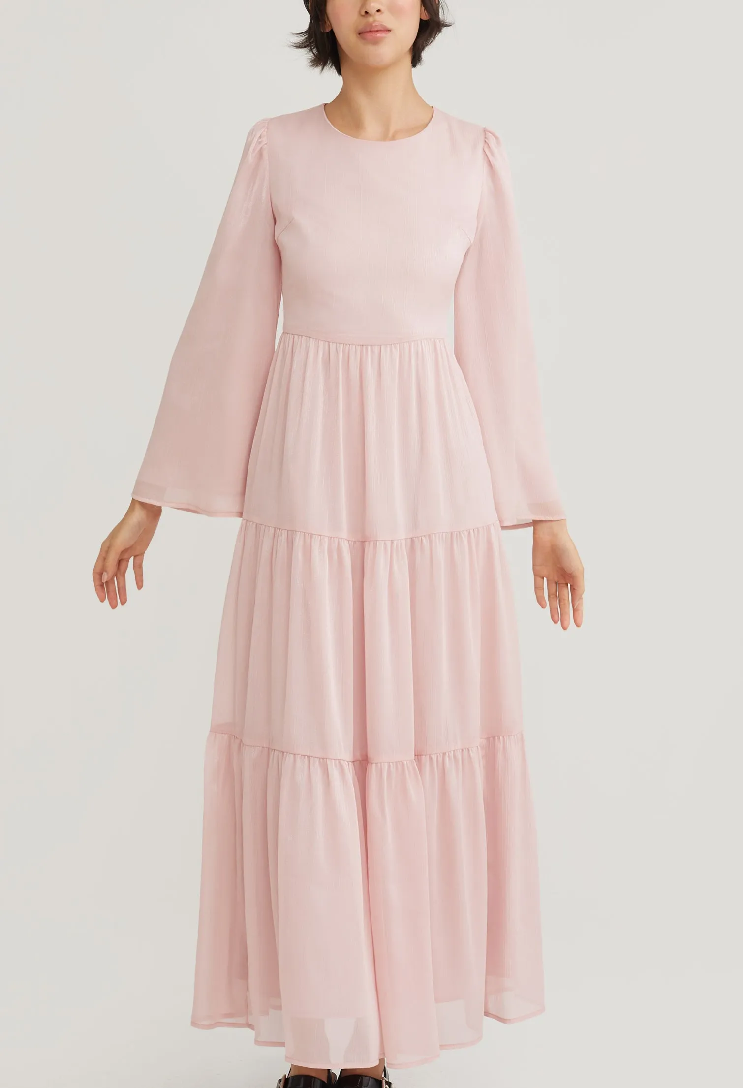 Bell Sleeve Prarie Maxi Dress