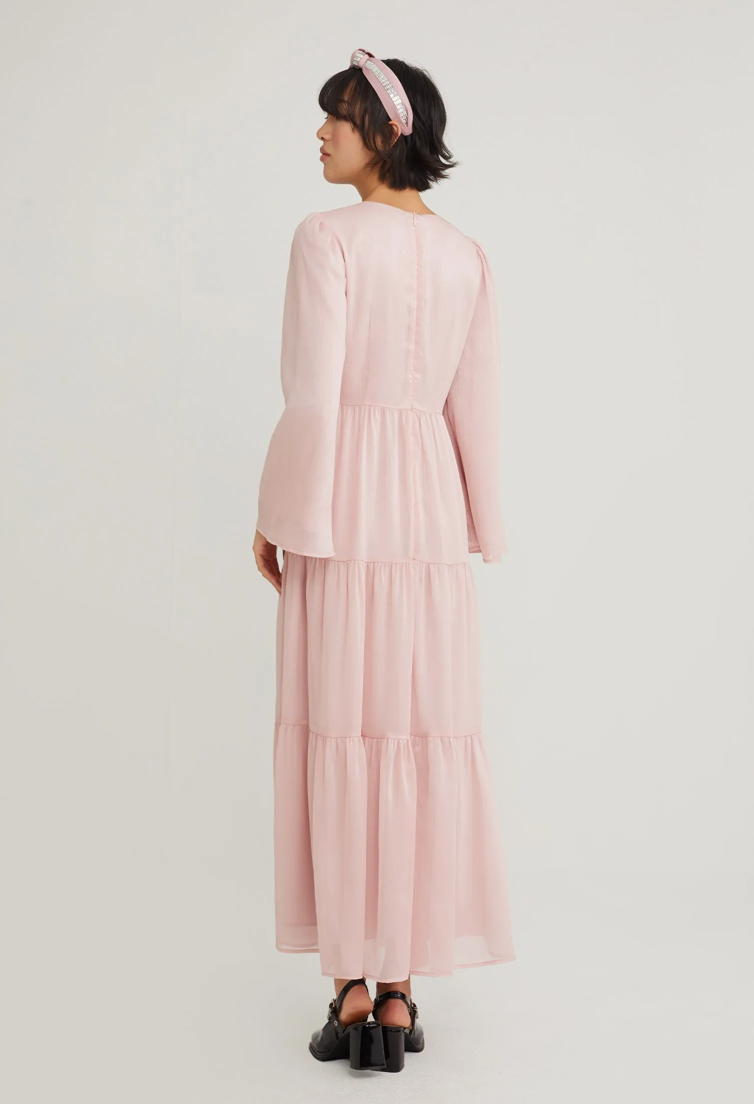 Bell Sleeve Prarie Maxi Dress