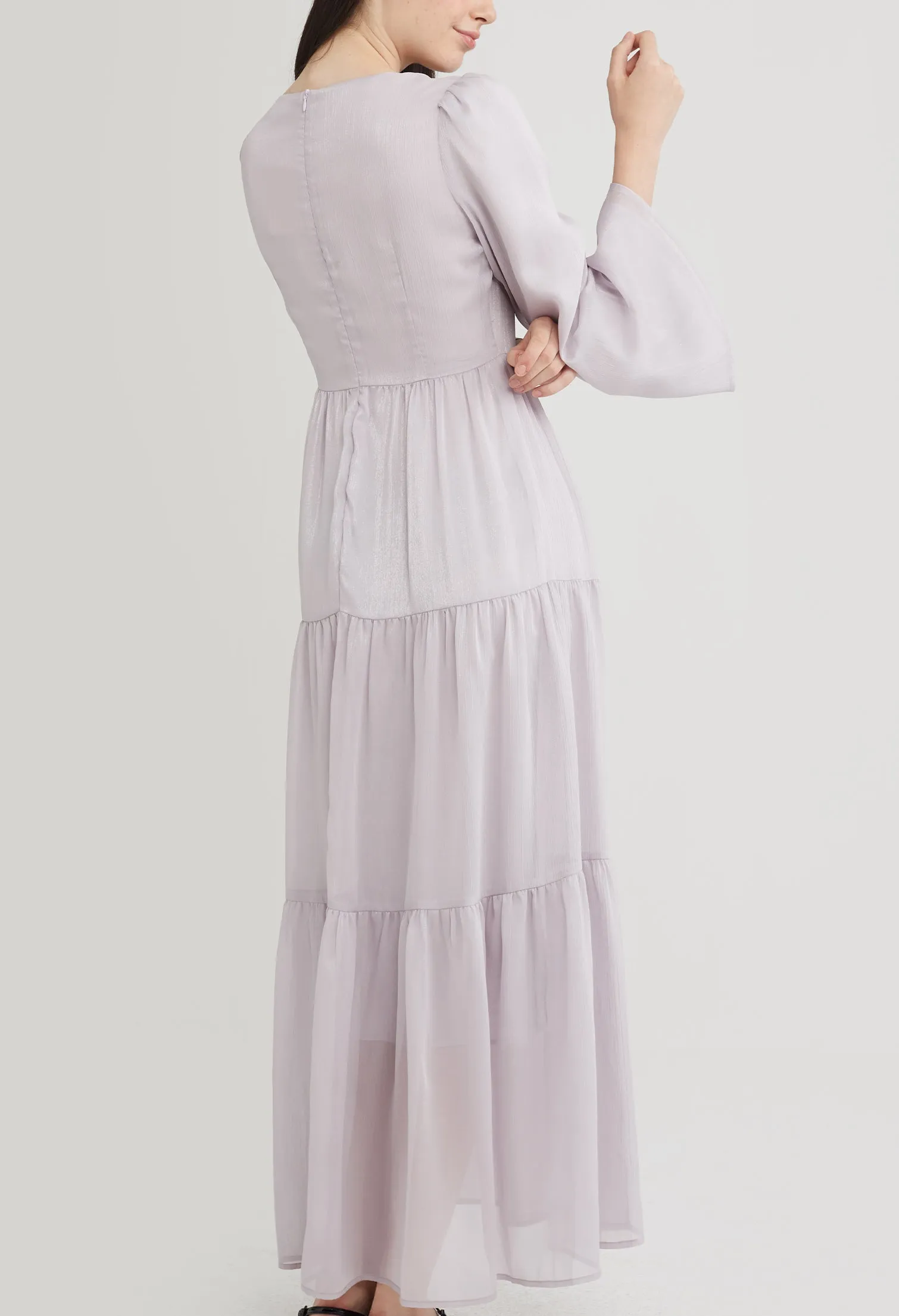 Bell Sleeve Prarie Maxi Dress