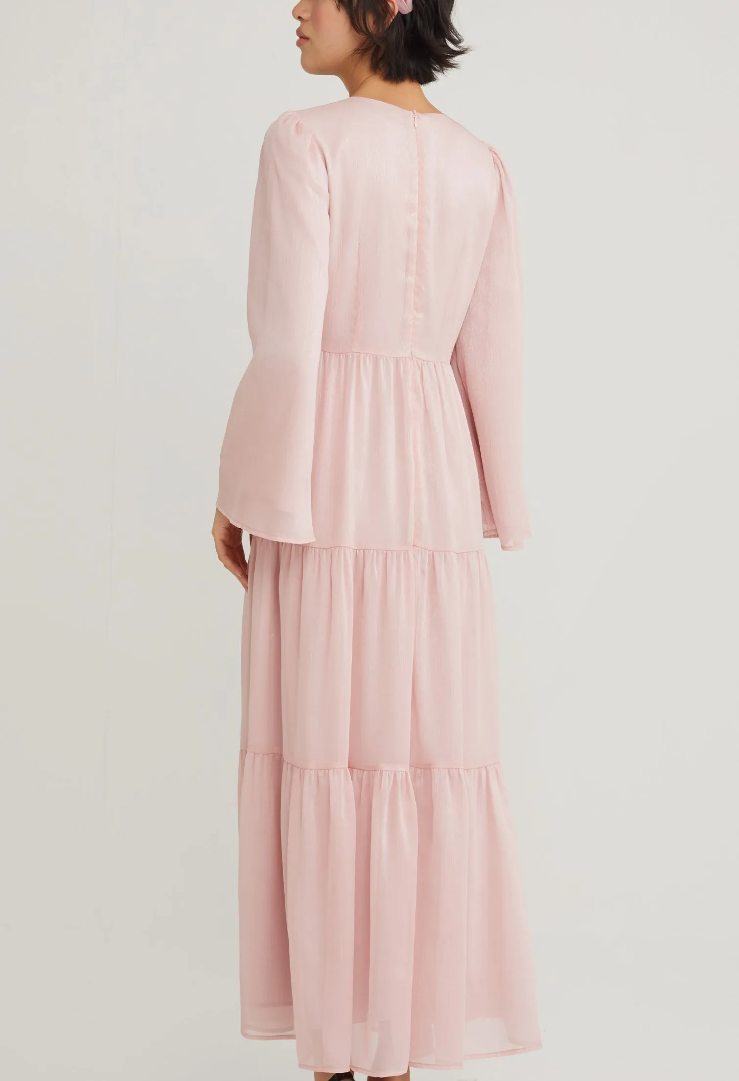 Bell Sleeve Prarie Maxi Dress