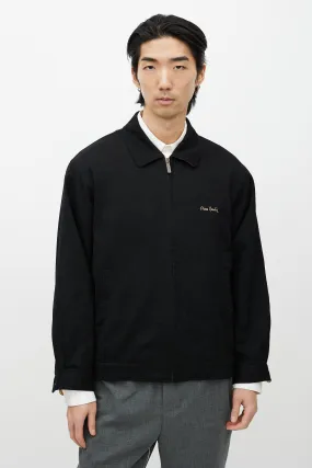 Black Zip Up Coach Jacket
