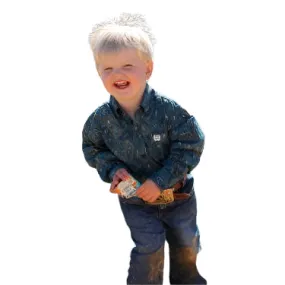 Boy's Cinch Paisley Button-Down Western Shirt MTW7061370