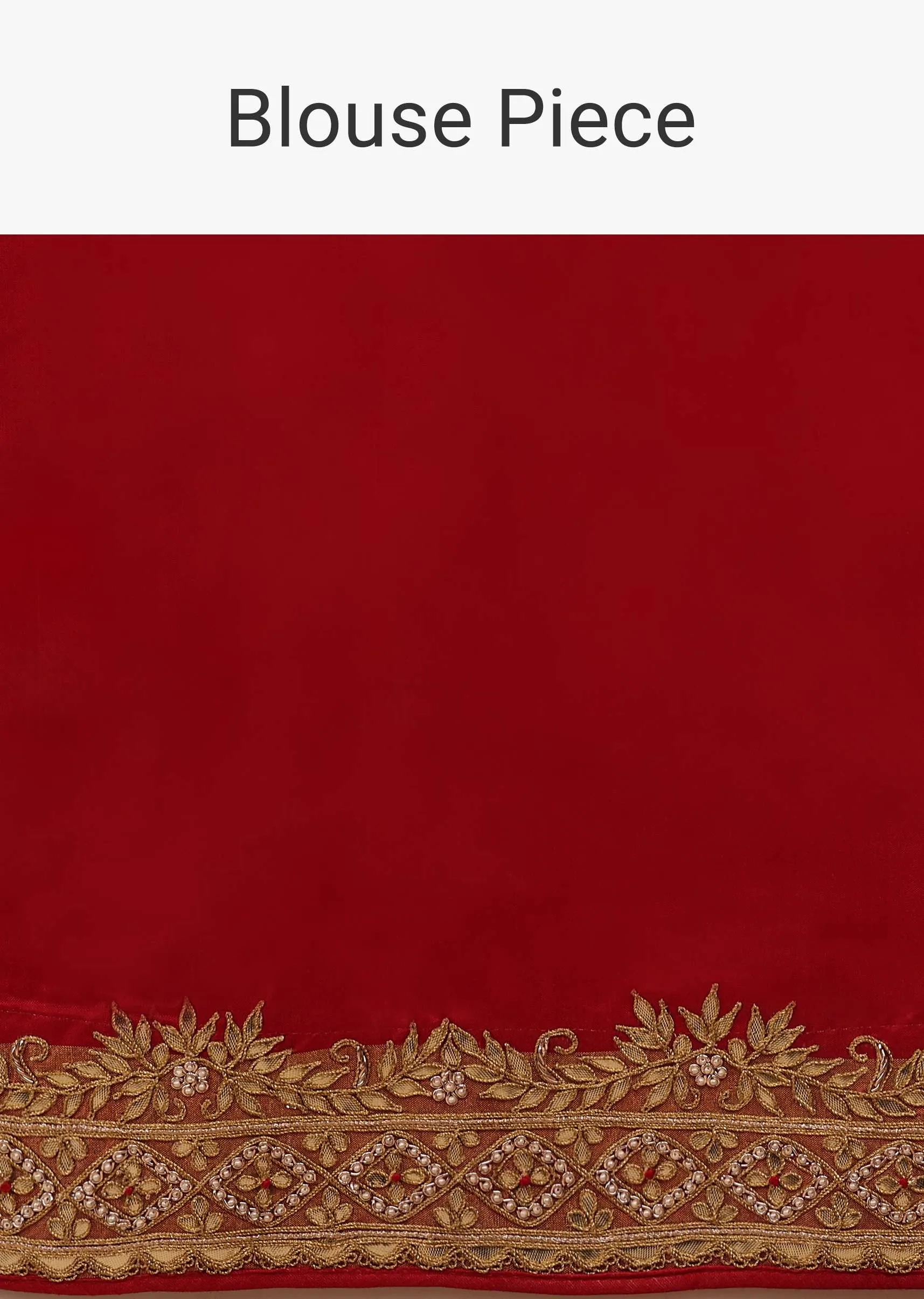 Carmine Red Saree In Pure Silk With Handloom Patola Ikat Weave