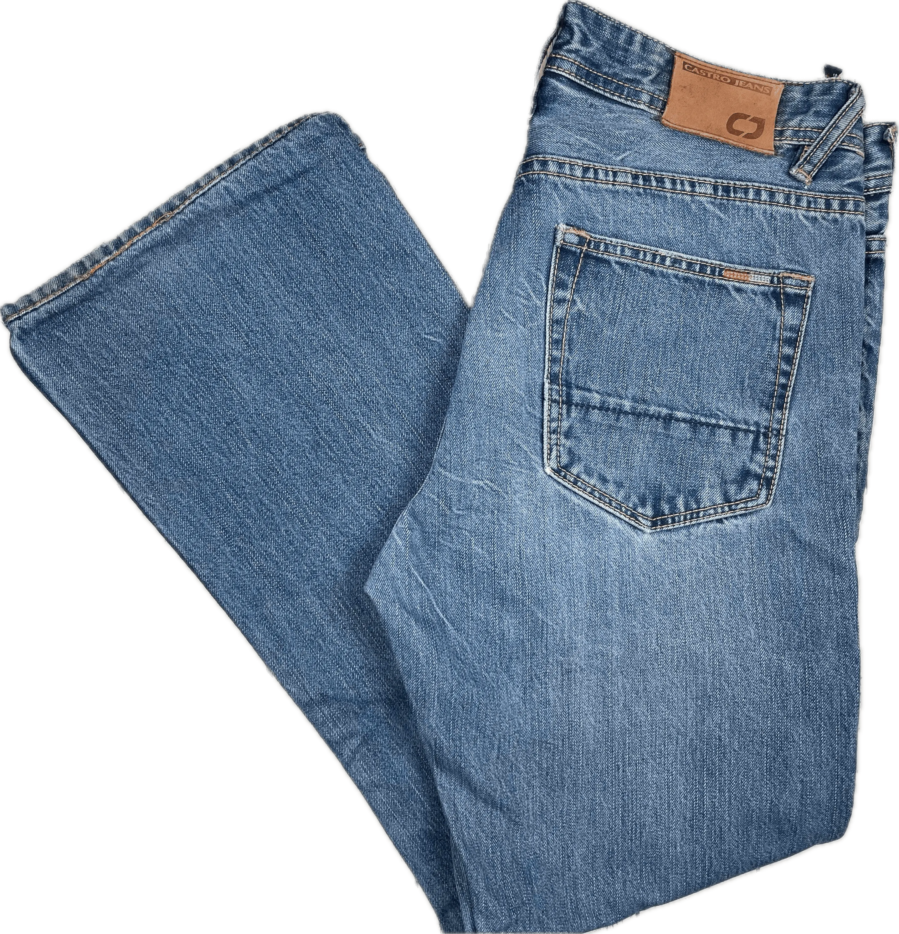 Castro Jeans by Hugo Boss  Mens 'David' Antique Wash Jeans - Size 31 Short