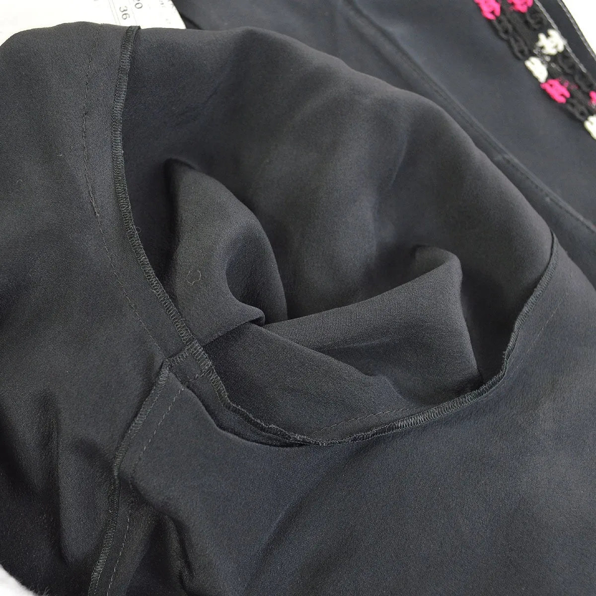 Chanel 2004 Fall CC embroidered slim-fit shirt #36