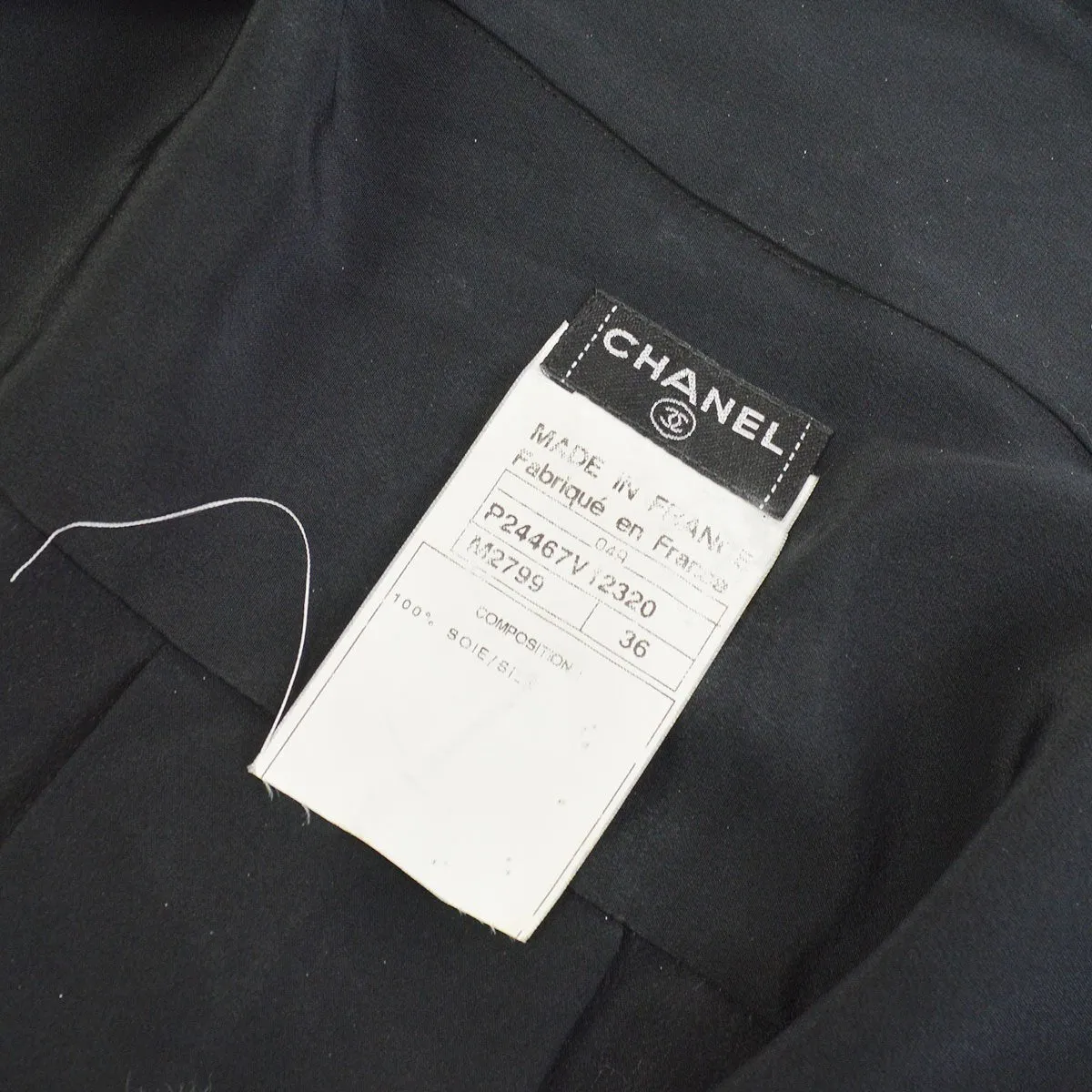 Chanel 2004 Fall CC embroidered slim-fit shirt #36