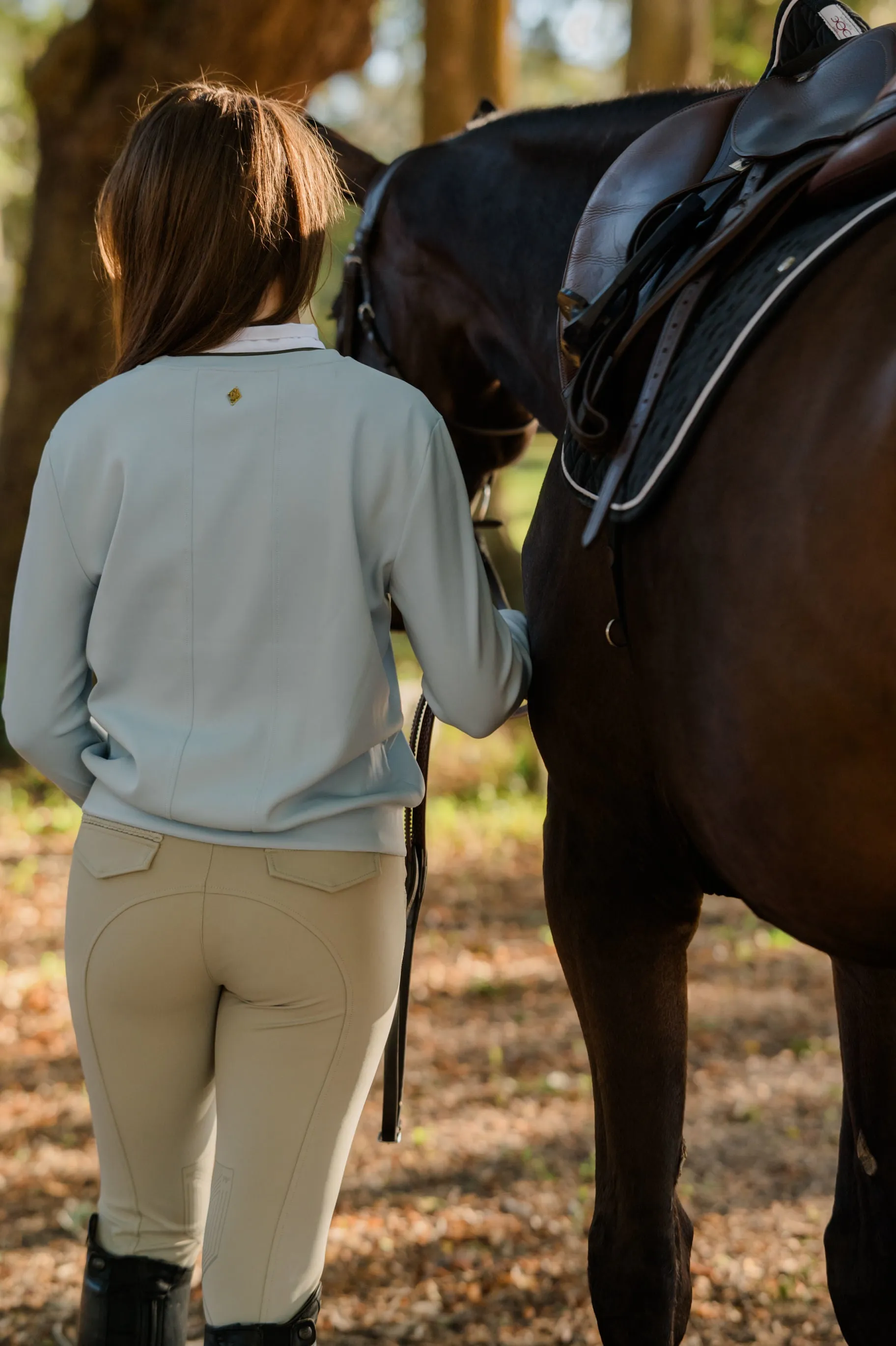 Classic Leisure Crew in Pale Blue