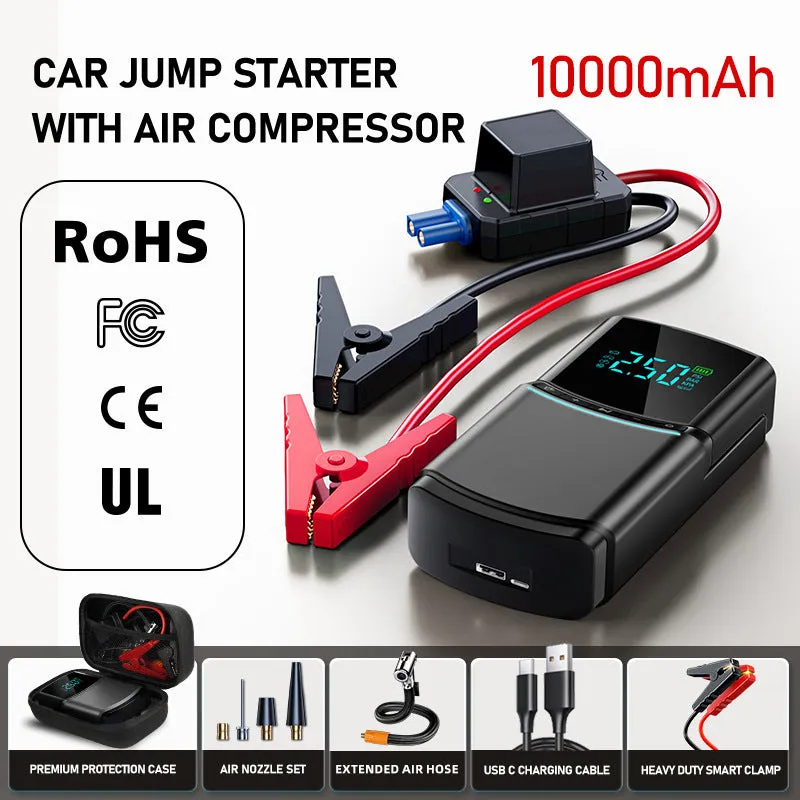 Color: 10000mah Black - Automobile Emergency Start Power Source