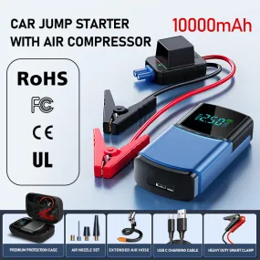 Color: 10000mah Blue - Automobile Emergency Start Power Source
