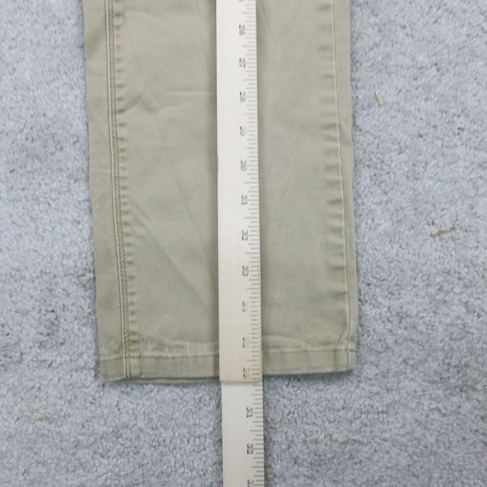 Denizen From Levis Mens Jeans Athletic Fit Straight Leg Beige Size W31XL25.5