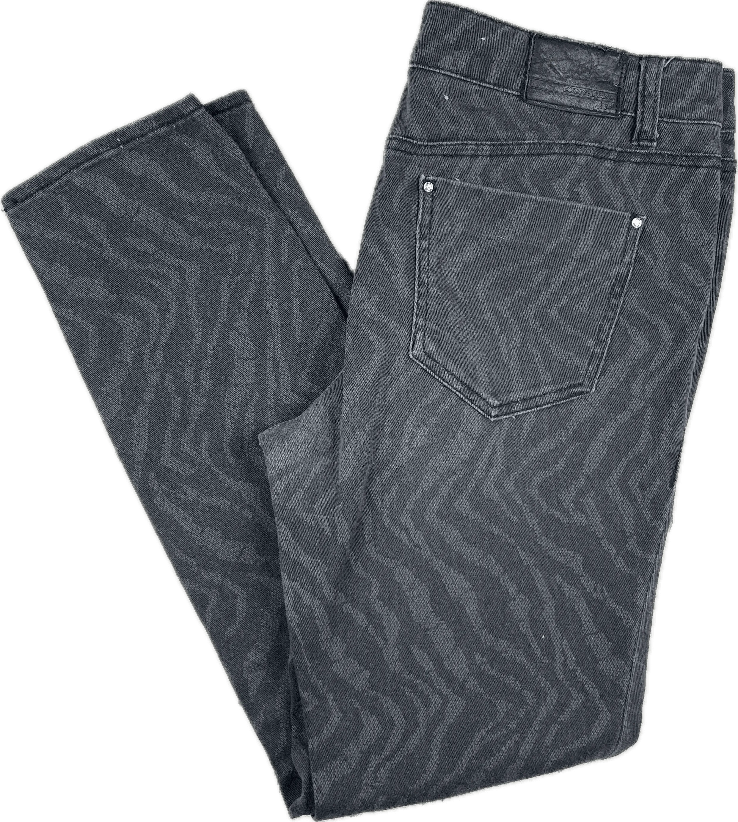 DKNY 'Jegging' Tiger Print Stretch Jeans- Size 12