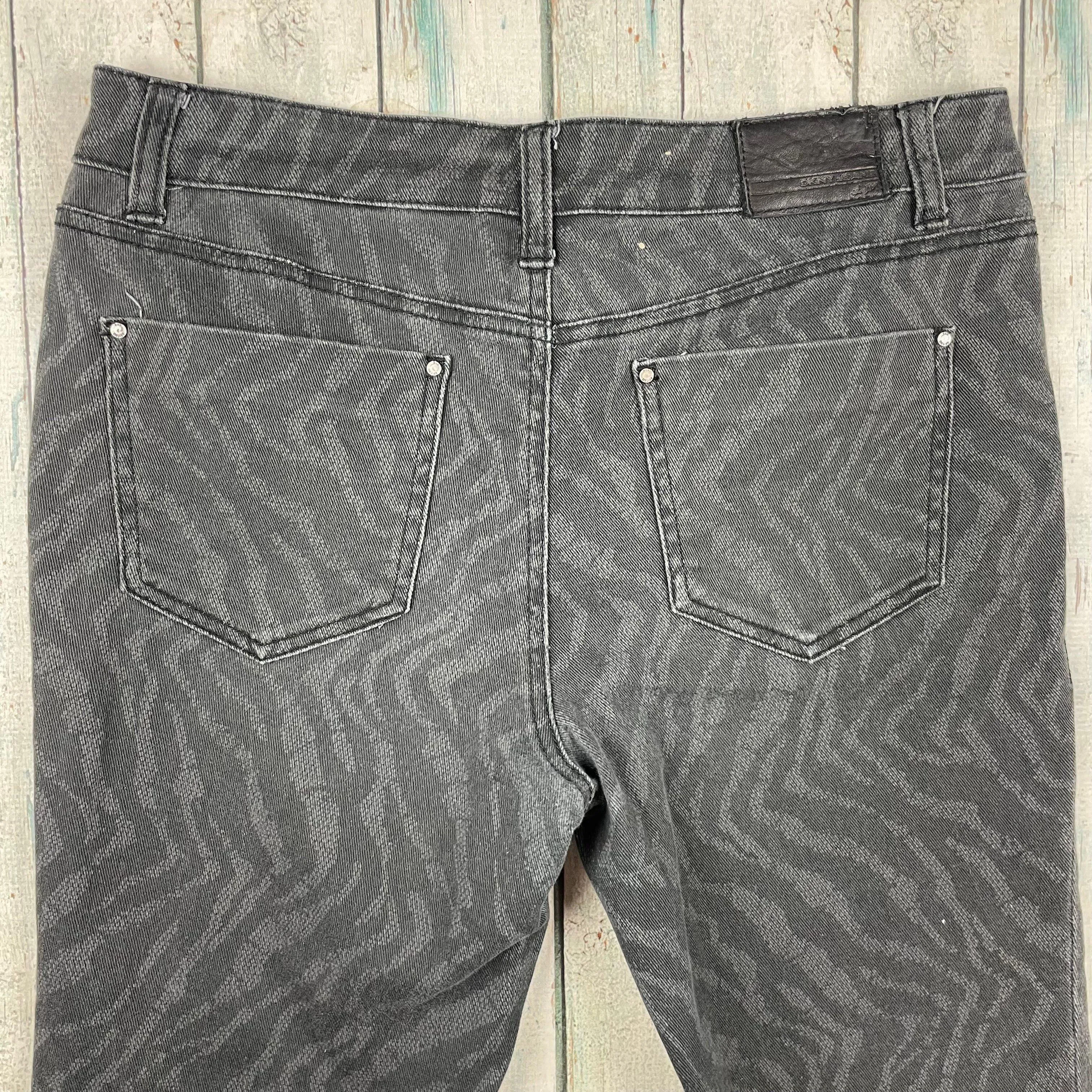 DKNY 'Jegging' Tiger Print Stretch Jeans- Size 12