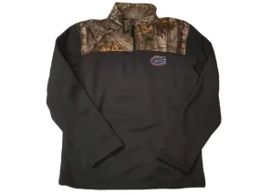 Florida Gators Colosseum Realtree & Charcoal Gray 1/4 Zip Up LS Pullover (L)