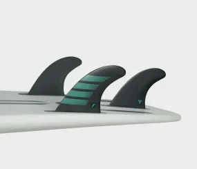 Futures Fins F6  Alpha Tri-TEAL