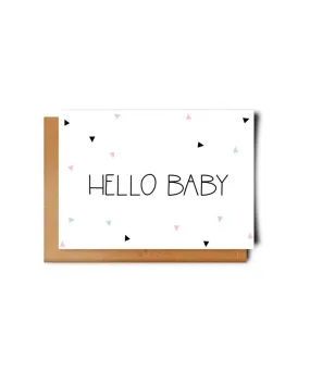 Hello Baby Neutral - Card