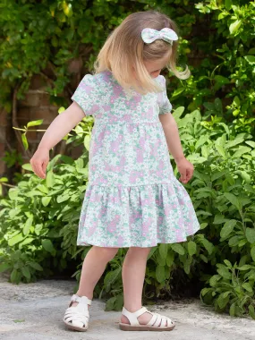 Kite Flower patch dress sage