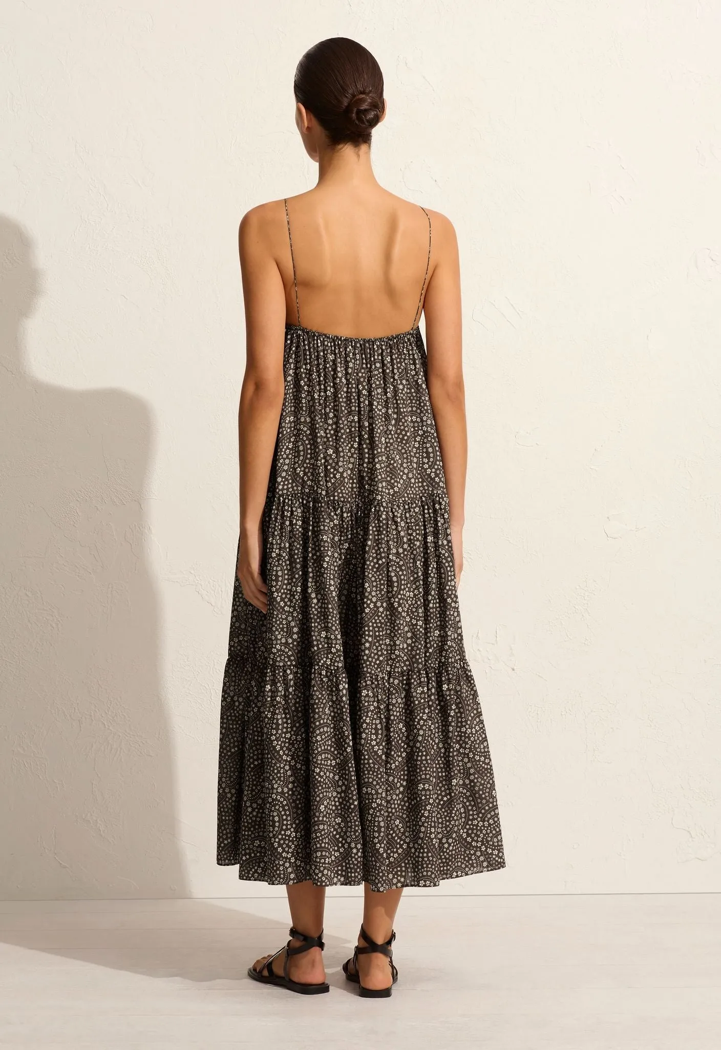 Matteau Voluminous Tiered Sundress - Jasmine (Cocoa)