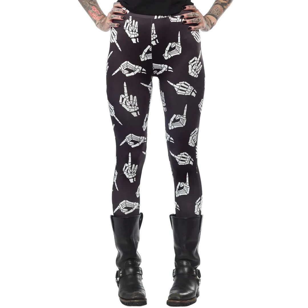 No Bones About It Womens Leggings