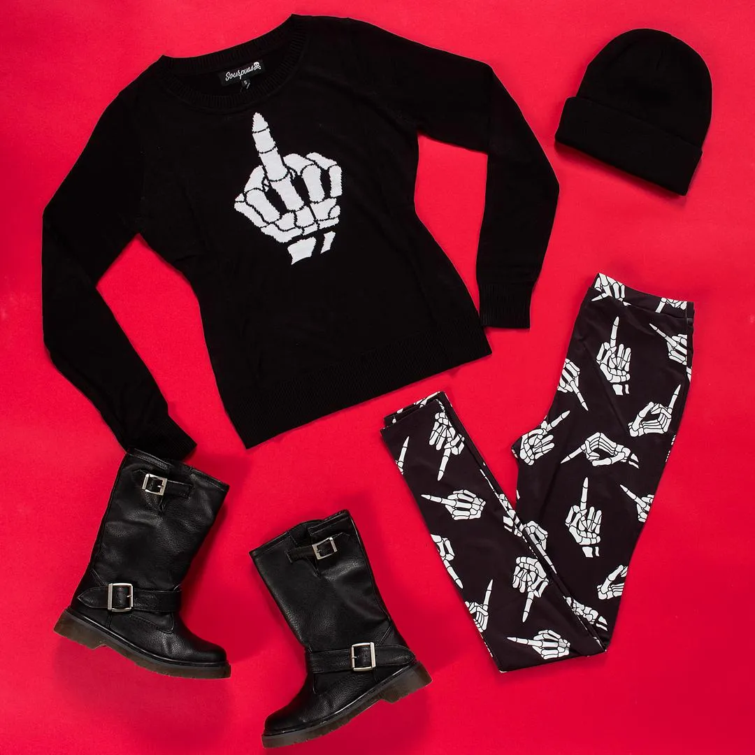 No Bones About It Womens Leggings