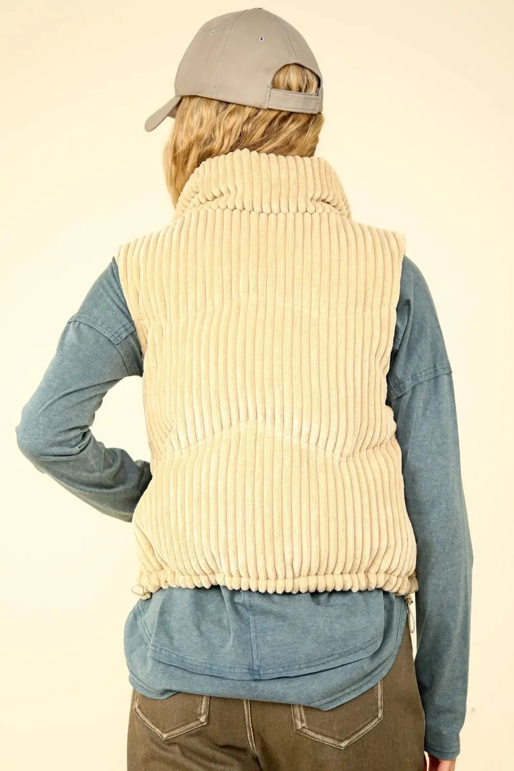 Zip Up Puffer Vest
